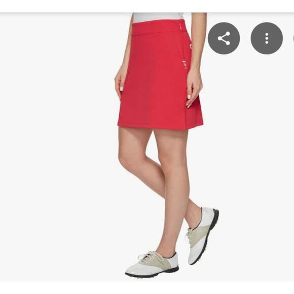 Vineyard Vines Pink 17" Side-Zip Golf Skort - Size XL - Picture 10 of 16